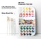 48 Colors Watercolor Paint Set with 4pcs Paint Brushes and 1pcs Water Brush Pen for Adults, Students, Beginners and Artists